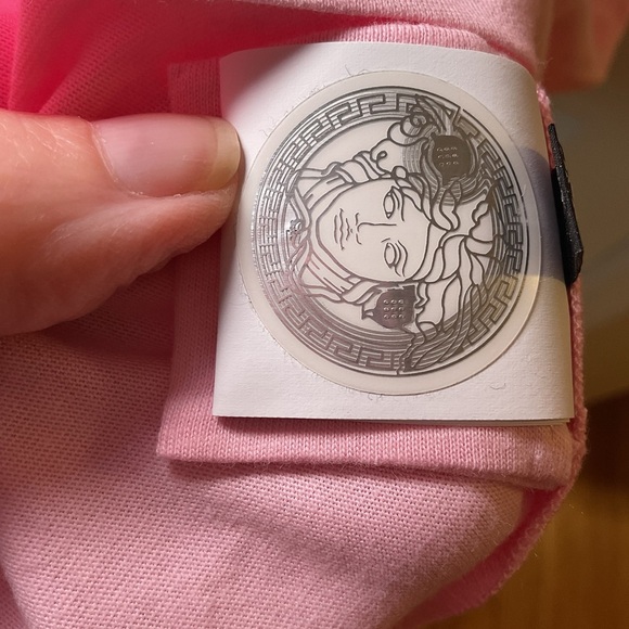 Versace Embroidered Short Sleeve Shirt - Picture 8 of 9